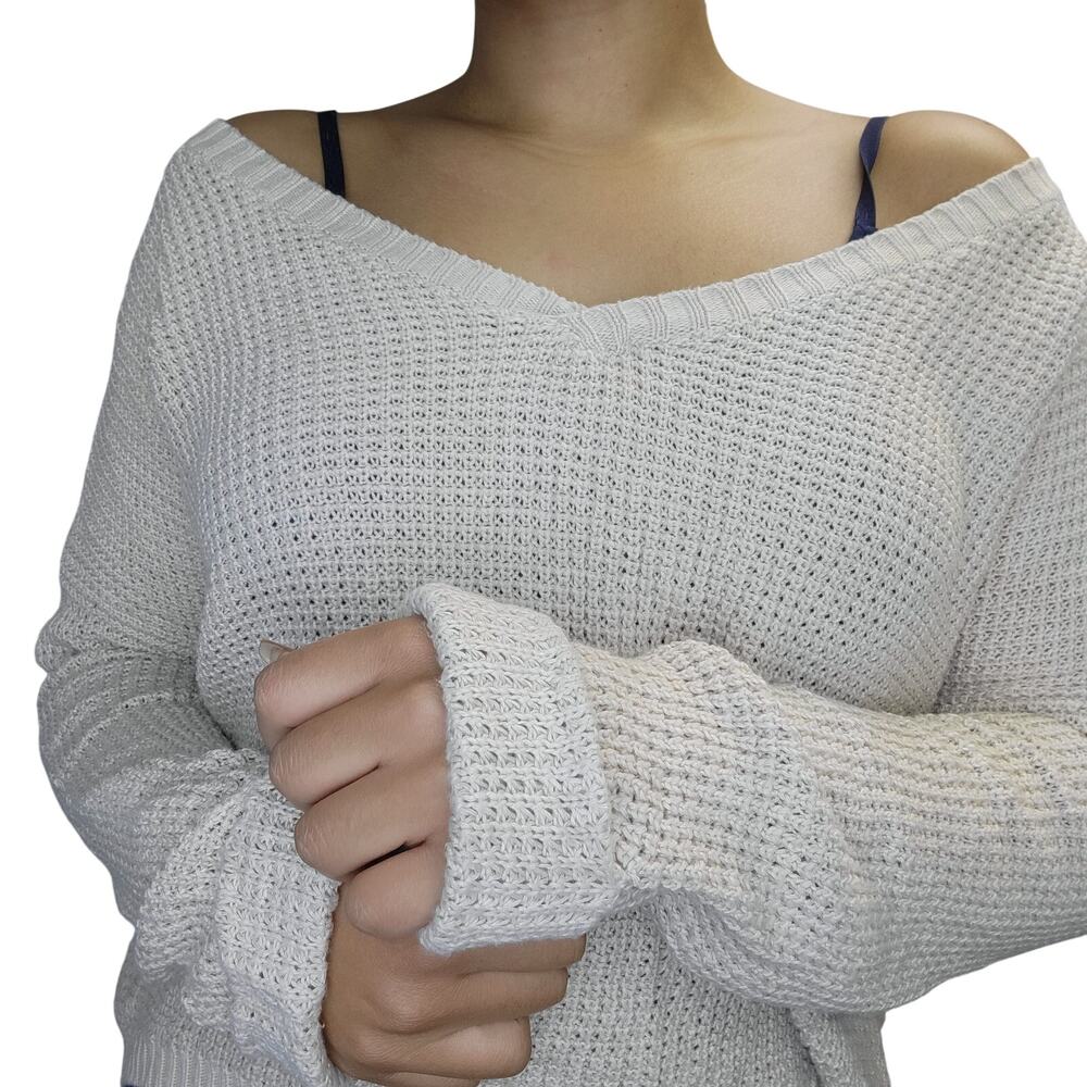 Minkpink Women's Cable Knit Over sized Sweater Large